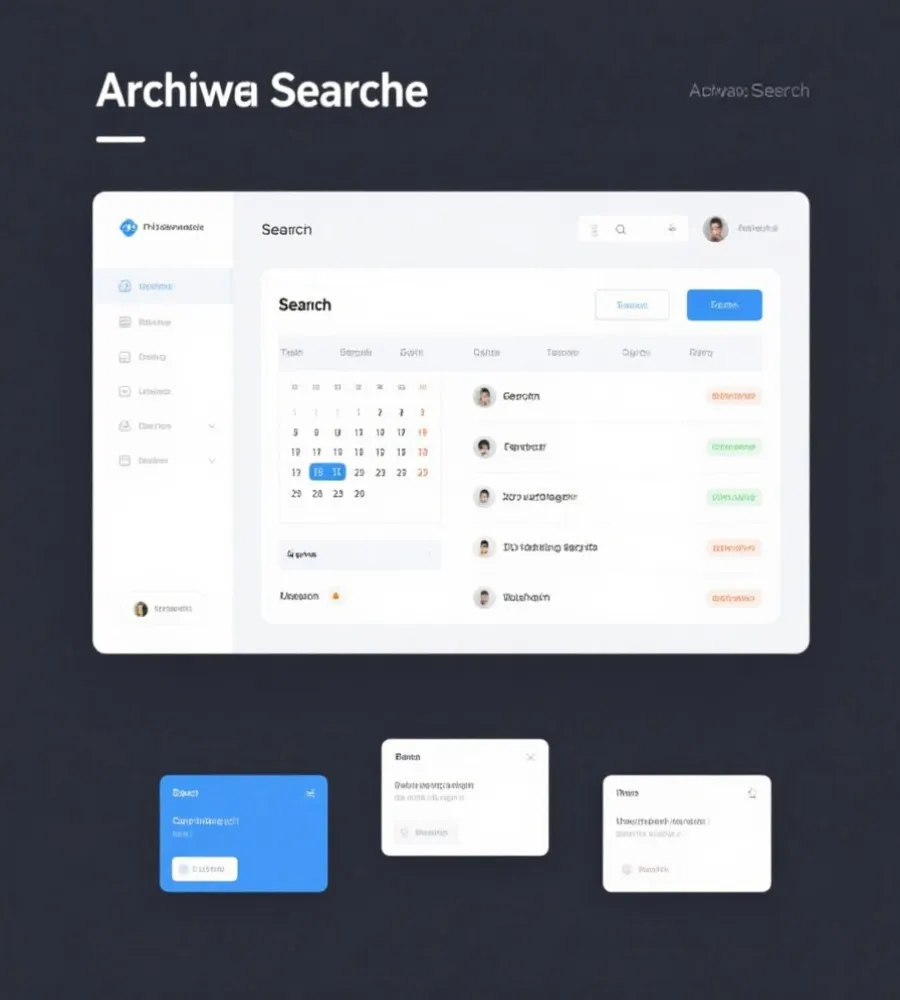 历史记录查询界面示意图